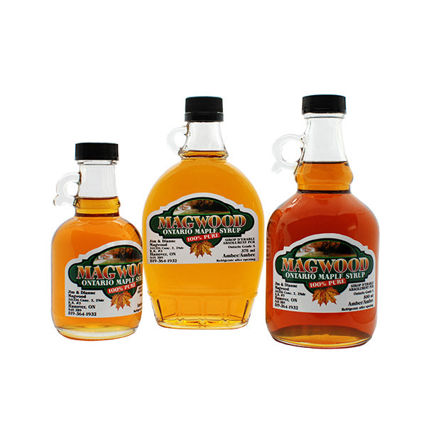 Maple Syrup, Glass Bottles Magwood Maple